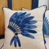 Almofada Cocar Azul - Imagem 2