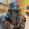 Escultura Gorila em Resina - Imagem 3