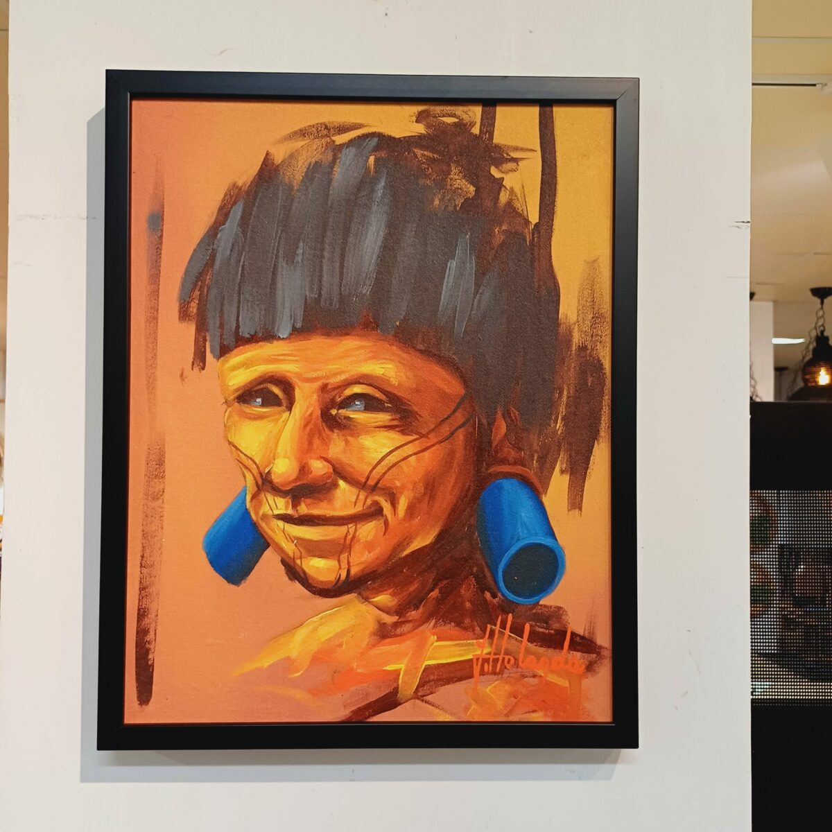 Quadro Pintura Índio - Mestre Holanda - Image 2