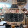 Lustre em Fibra Natural Tamanho P