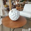 Vaso Bubble cerâmica branca com respingos - Imagem 2