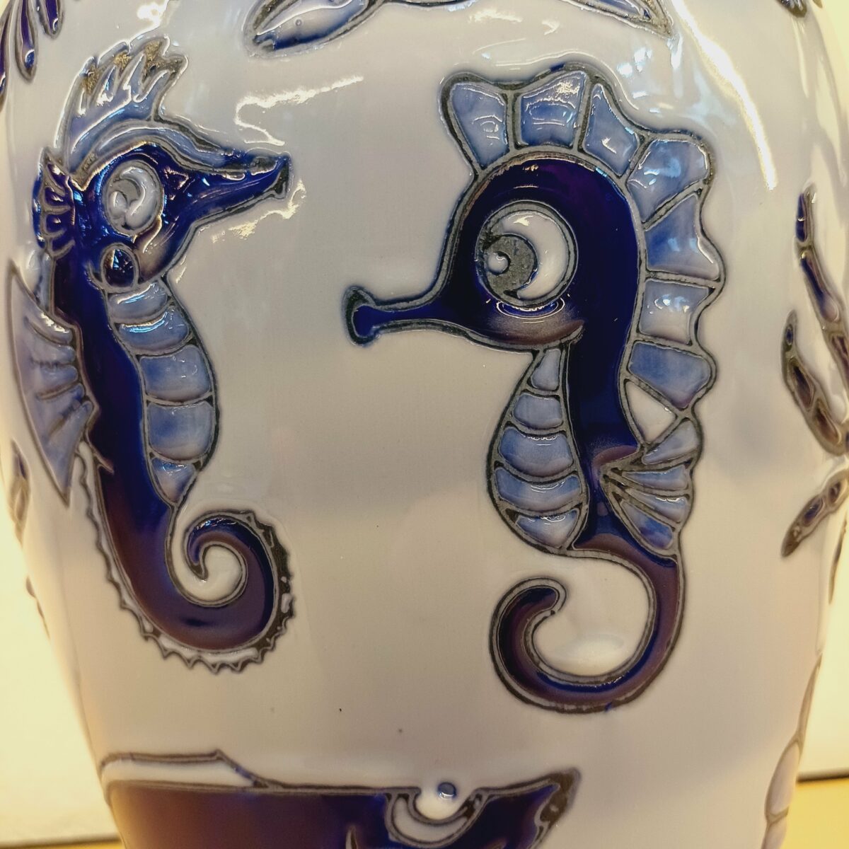 Vaso Azul em Cerâmica Linha Náutica - Image 5