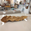 Centro de Mesa Dourado Folha - Peça Artesanal em Fibra de Vidro - Imagem 6