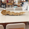 Centro de Mesa Dourado Folha - Peça Artesanal em Fibra de Vidro - Imagem 7