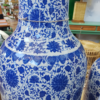 Vaso de Chão em Porcelana Chinesa Azul - 123 cm De Altura - Imagem 5