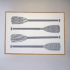 Quadro Remos Moldura em Madeira Eucalipto - 103x73 cm