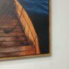 Quadro Canvas Barco com Moldura em Madeira de Eucalipto - 93x63 cm - Imagem 3