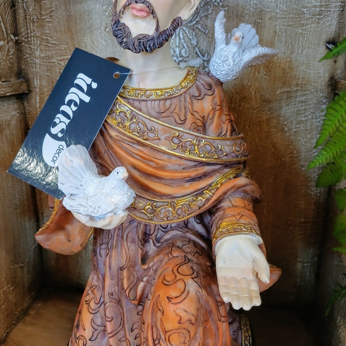Escultura São Francisco em Resina| 32 cm de Altura - Image 8