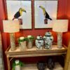 Quadro Tucano com Vidro| Moldura em Bambu|63x73 cm - Imagem 2