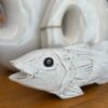 Escultura Peixe Branco em Madeira| Importado de Bali - Image 3