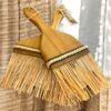Pincel Decorativo| Tamanho P| Detalhes em Couro Preto