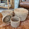 Cesta Balinesa com Tampa em Fibra Natural – Tamanho G - Image 2
