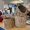 Cesta Redonda Grande em Fibra Natural com Alças - Bali - Imagem 3