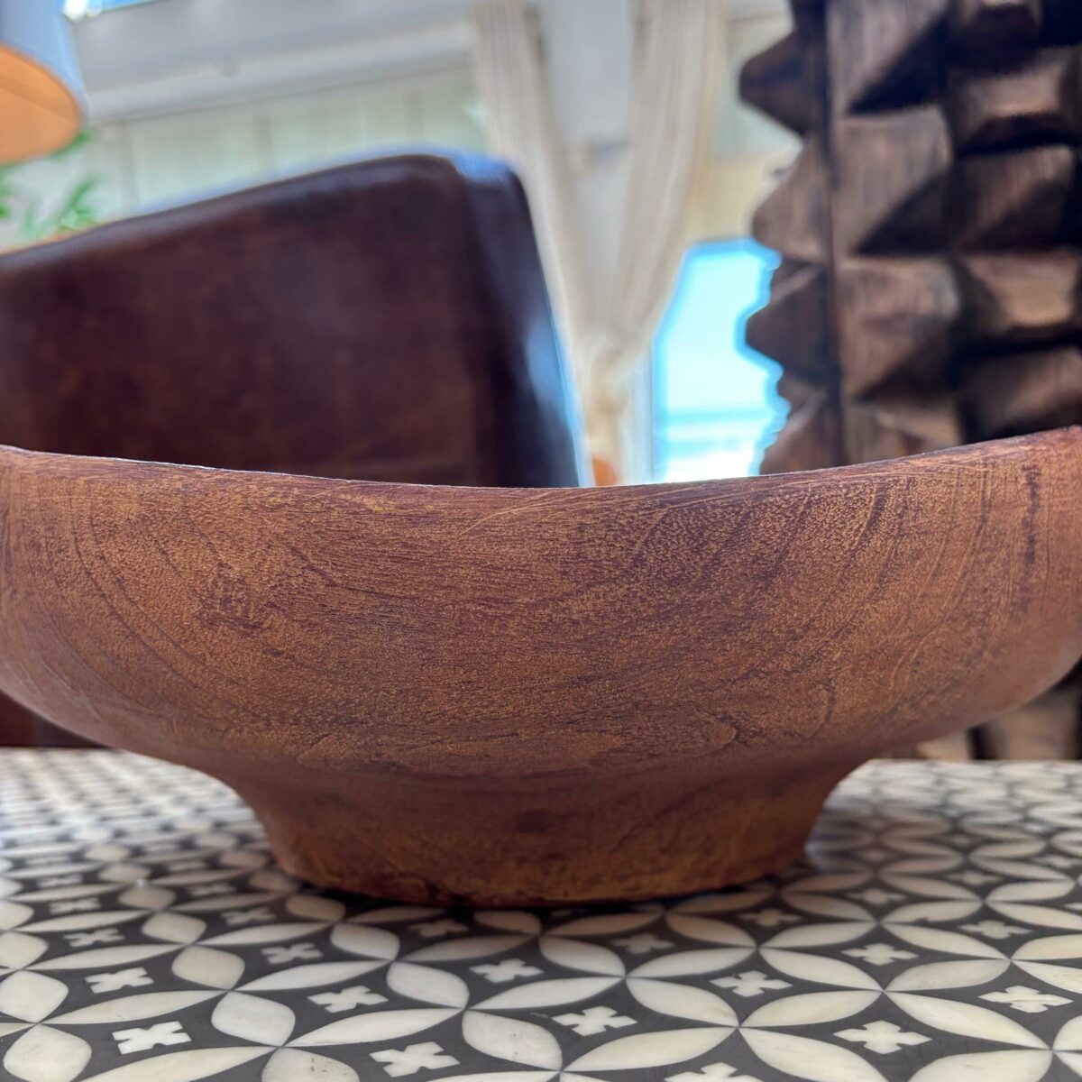 Centro de Mesa Decorativo em Poliresina Marrom - Image 2