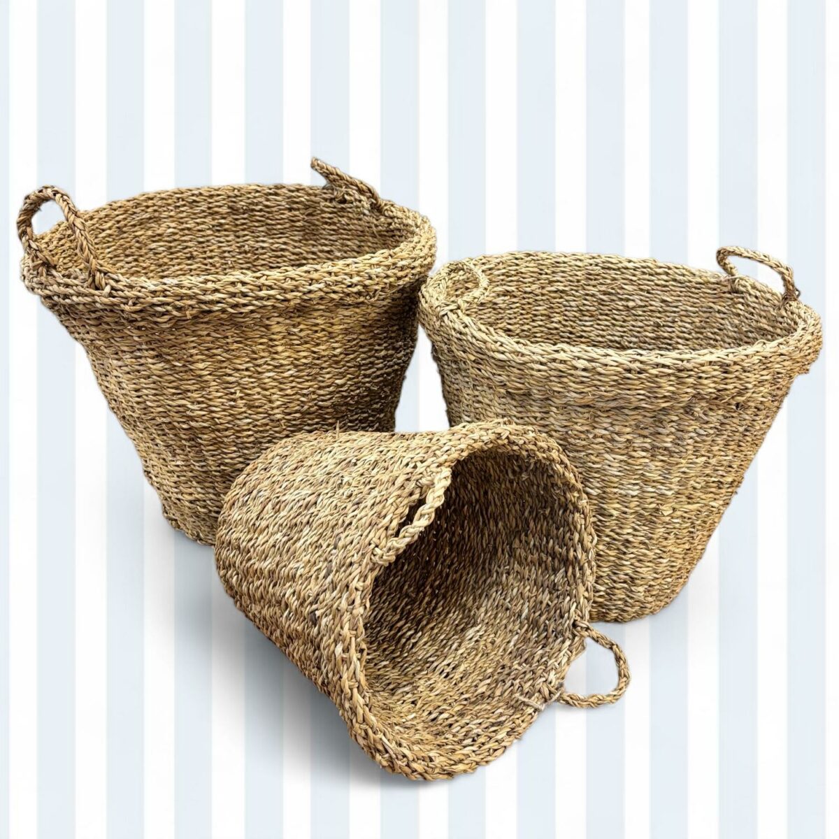 Cesta Redonda em Fibra Natural Tamanho G - Imagem 2