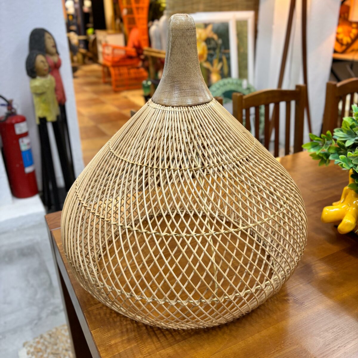 Pendente em Fibra Natural Importado de Bali - Imagem 6