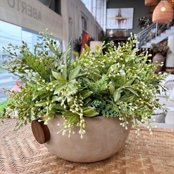 Vaso Redondo em Cimento