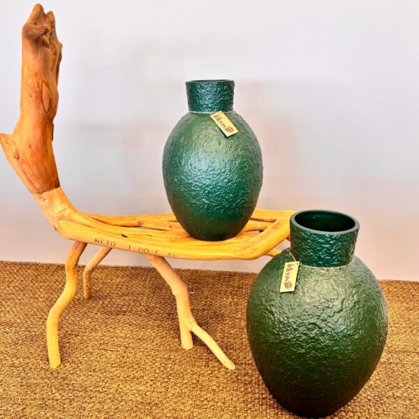 Vaso em Cerâmica Verde Mata – Tamanho G