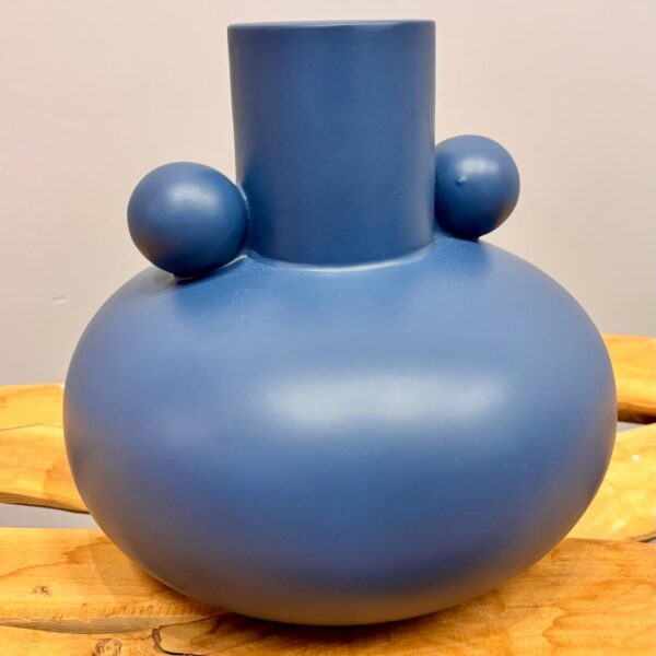 Vaso em Cerâmica Azul