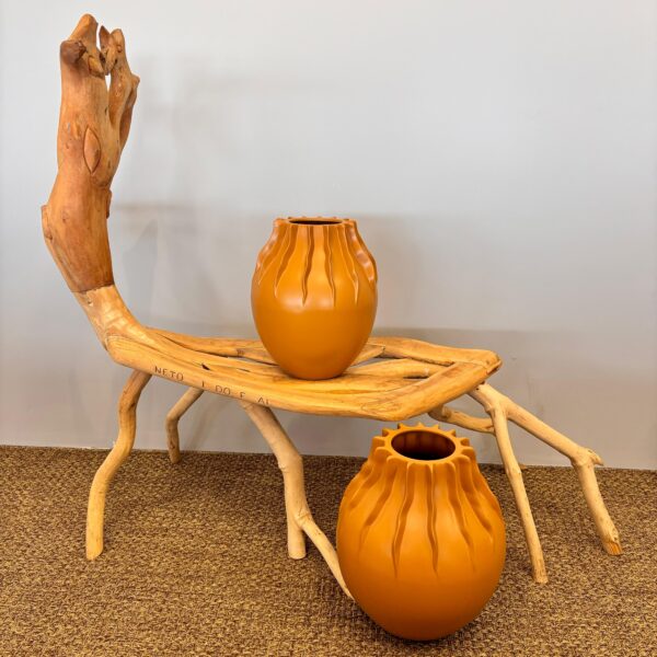 Vaso em Cerâmica Selva Barro - Tamanho P