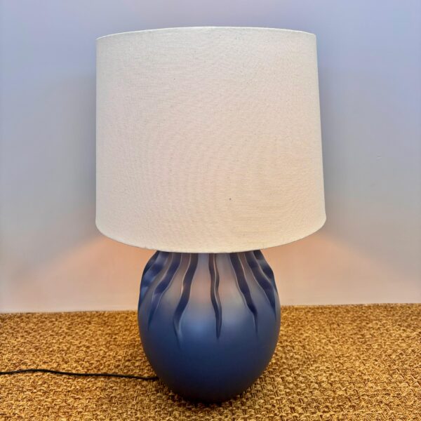 Abajur em Cerâmica Selva Azul