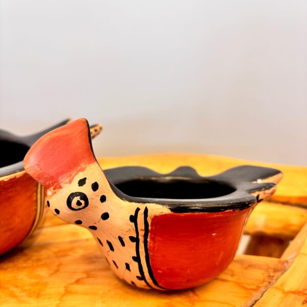 Escultura/Vaso em Cerâmica Indígena Tamanho P - Etnia Waurá - Arte Brasileira