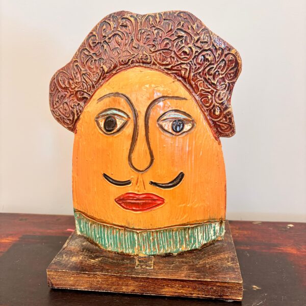 Escultura Rosto Patrícia Barros - Coleção Arte Brasileira